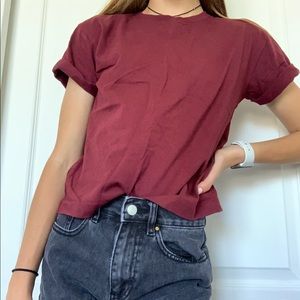 Maroon Pacsun Tee